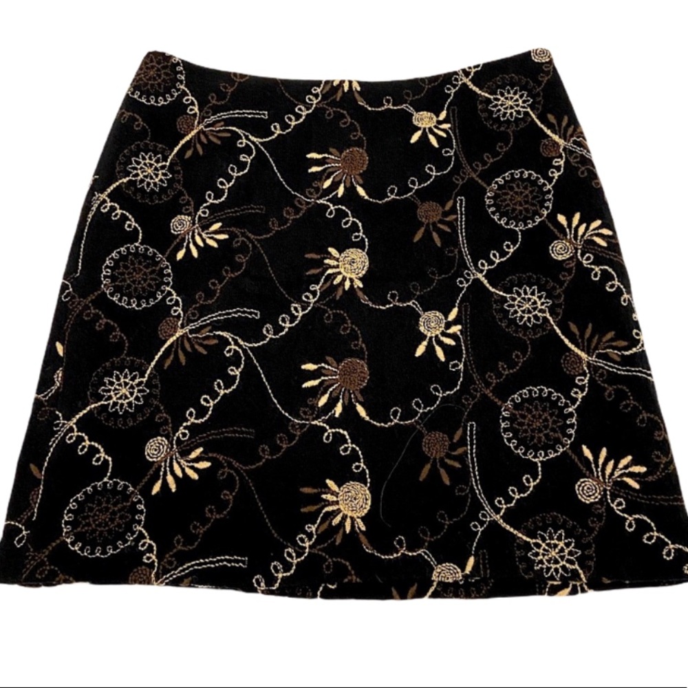 Jenne Maag wool embroidered skirt. Small / 6. EUC